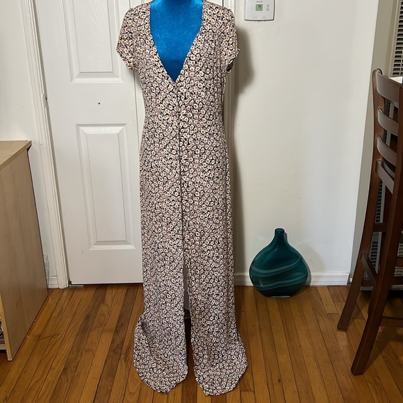 NWOT Flynn Skye Floral Cut out Maxi dress Small - Picture 2 of 8